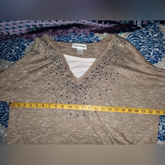 CD Short Sleeve Sweater 1x - Picture 6 of 7